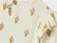 Lil Atelier kjole turtledove med vaffelis